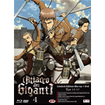 Attacco Dei Giganti (L') #04 (Eps 14-17) (Limited Edition) (Blu-Ray+Dvd)  [Blu-R