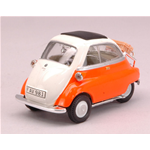 BMW ISETTA 250 1960 WHITE/ORANGE 1:43 Cararama Auto Stradali Modellino