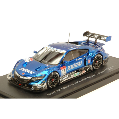 HONDA NSX N.17 12th OKAYAMA SUPER GT500 2015 K.TSUKAKOSHI-H.MUTOH 1:43 Ebbro Auto Competizione Modellino