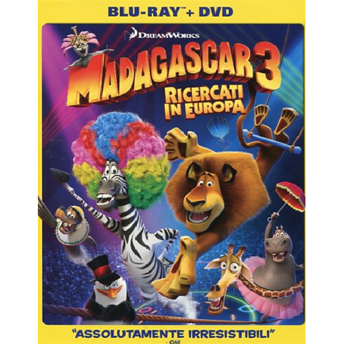 Madagascar 3 - Ricercati In Europa (Blu Ray+Dvd)  [Blu-Ray Nuovo]