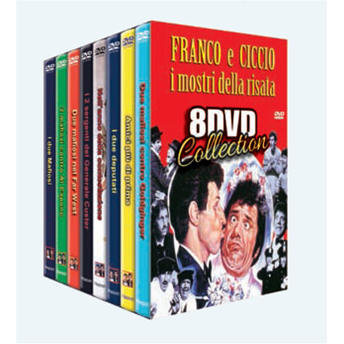 Franco E Ciccio - I Mostri Della Risata (8 Dvd)  [Dvd Nuovo]