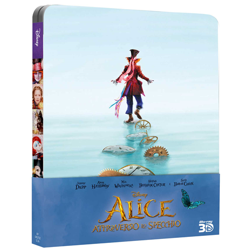 Alice Attraverso Lo Specchio (3D) (Ltd Steelbook) (Blu-Ray+Blu-Ray 3D)  [Blu-Ray