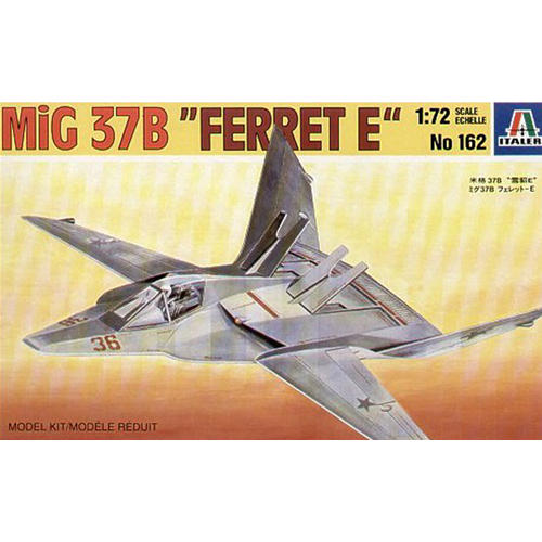 MIG 37 B FERRET E AEREO KIT 1:72 Italeri Kit Aerei Modellino