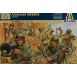AMERICAN INFANTRY WORLD WAR II KIT 1:72 Italeri Kit Figure Militari Die Cast Modellino