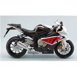 BMW S1000 RR 2014 WHITE/RED 1:12 Joy City Moto Modellino