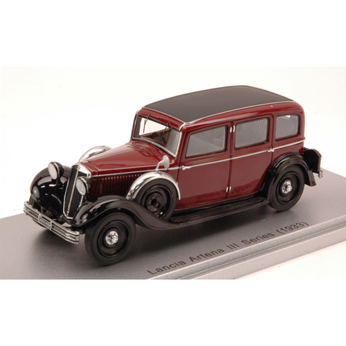 LANCIA ARTENA III SERIES 1933 BORDEAUX/BLACK 1:43 Kess Model Auto Stradali Modellino