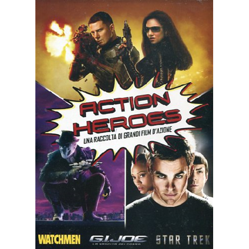 Action Heroes (3 Dvd) (Star Trek / Watchmen / G.I. Joe)  [Dvd Nuovo]