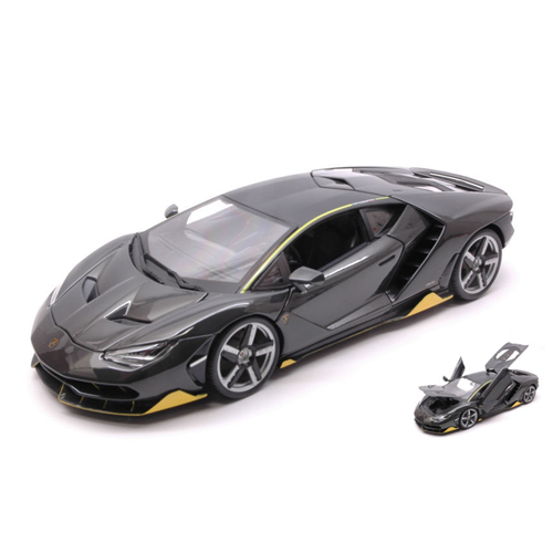 LAMBORGHINI CENTENARIO LP 770-4 2016 SPECIAL EDITION CARBON/YELLOW 1:18 Maisto Auto Stradali Modellino
