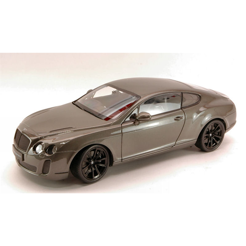 BENTLEY CONTINENTAL GT SUPERSPORTS 2009 GUN SILVER 1:18  Welly Auto Stradali Modellino