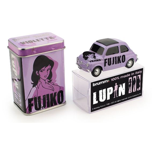 FIAT 500F BRUMS LUPIN III FUJIKO 1967 1:43 Brumm Movie Modellino