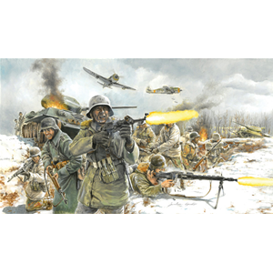 GERMAN INFANTRY (WINTER UNIFORM) KIT 1:72 Italeri Kit Figure Militari Modellino