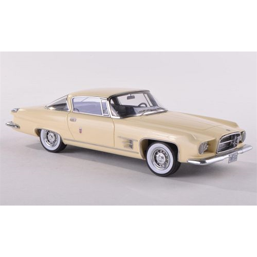 CHRYSLER DUAL GHIA L6.4 HARD TOP COUPE' 1960 LIGHT YELLOW 1:43 Neo Scale Models Auto Stradali Modellino