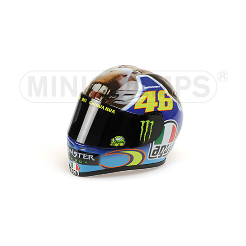 CASCO V.ROSSI 2009 MISANO MOTO GP 1:2 Minichamps Caschi Modellino