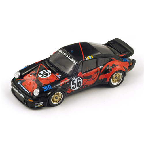 PORSCHE 934 N.56 19th LE MANS 1977 GRANDET-BOUSQUET-DAGOREAU 1:43 Spark Model Auto Competizione Modellino