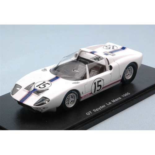 FORD GT 40 N.15 LE MANS 1965 G.LIGIER-M.TRINTIGNANT 1:43 Spark Model Auto Competizione Modellino