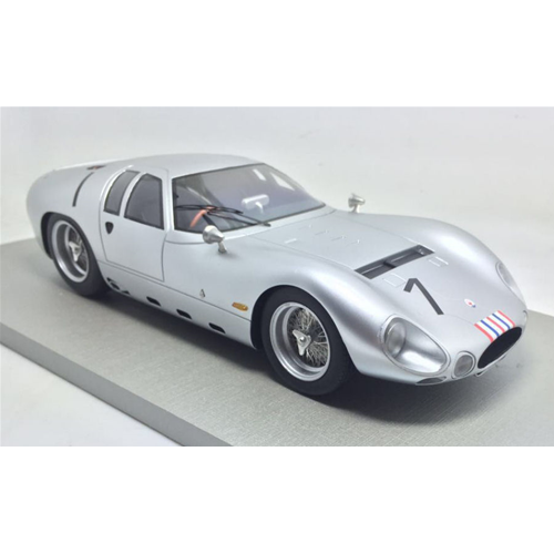 MASERATI TIPO 150/3 N.7 ALLUMINIUM BODY VERSION 1963 1:18 Tecnomodel Auto Competizione Modellino