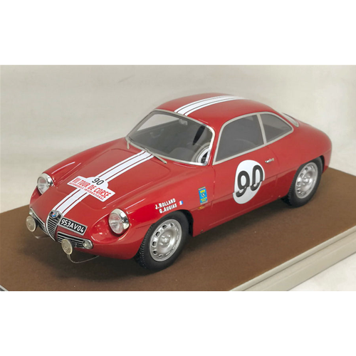 ALFA ROMEO GIULIETTA SZ N.90 WINNER CLASS TOUR DE CORSE 1960 ROLLAND-AUGIAS 1:18 Tecnomodel Auto Competizione Modellino