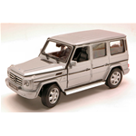 MERCEDES G-CLASS V8 2005 SILVER 1:24 Welly Auto Stradali Modellino