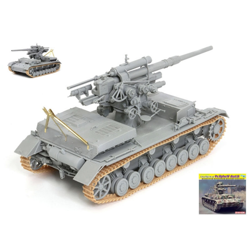 FLAK 36 88 mm PZ KPFW IV H KIT 1:35 Dragon Kit Mezzi Militari Modellino