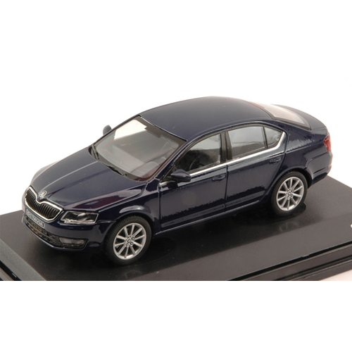 SKODA OCTAVIA III 2013 BLUE PACIFIC METALLIC 1:43 Abrex Auto Stradali Modellino