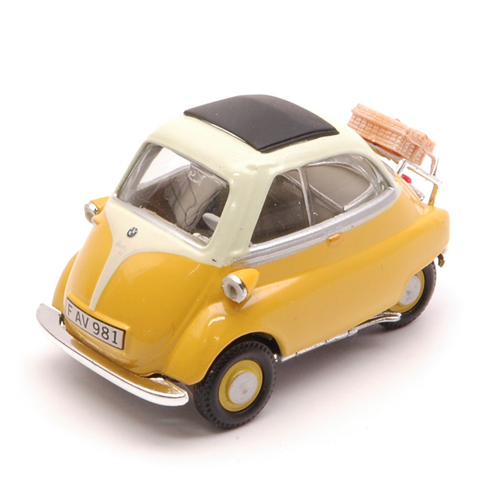 BMW ISETTA 250 1960 YELLOW CREAM 1:43 Cararama Auto Stradali Modellino