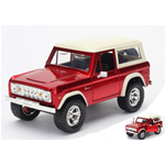 FORD BRONCO HARDTOP 1973 RED 1:24 Jada Toys Tuning Modellino