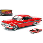 DOM'S CHEVY IMPALA 1964 FAST & FURIOUS 8 RED 1:24 Jada Toys Movie Modellino