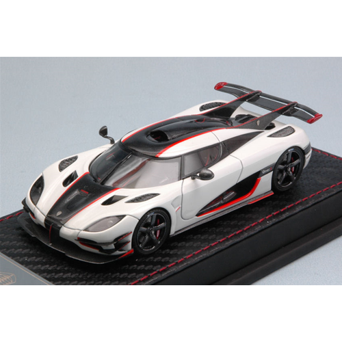 KOENIGSEGG AGERA ONE 1 2014 PEBBLE WHITE COMPONENT PCS 207-LIM.150 1:43 FrontiArt Auto Stradali Modellino