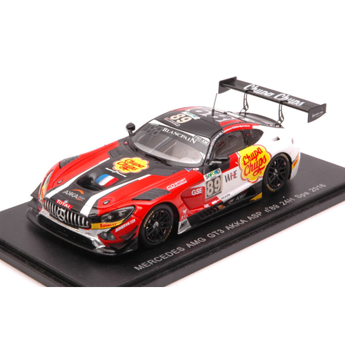 MERCEDES GT3 N.89 40th 24 H SPA 2016 PERFETTI-CAZENAVE-LYONS-TRAFF.1:43 Spark Model Auto Competizione Modellino