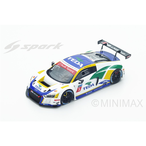AUDI R8 N.1 LMS CUP CHAMPION 2016 ALEX YOONG LIM.300 1:43 Spark Model Auto Competizione Modellino