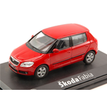 SKODA FABIA II 2007 RED CORRIDA 1:43 Abrex Auto Stradali Modellino