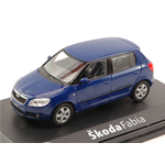 SKODA FABIA II 2007 BLUE DYNAMIC 1:43 Abrex Auto Stradali Modellino