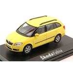 SKODA FABIA COMBI II 2007 SPRINT YELLOW 1:43 Abrex Auto Stradali Modellino