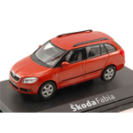 SKODA FABIA COMBI II 2007 TANGERINE ORANGE METALLIC 1:43 Abrex Auto Stradali Modellino