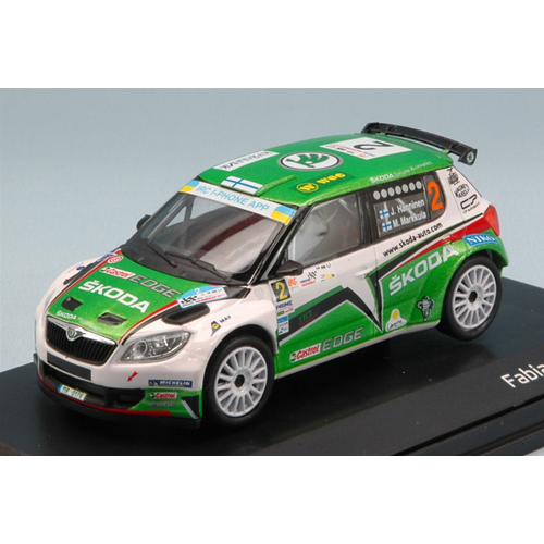 SKODA FABIA S2000 N.2 RALLY YALTA 2011 J.HANNINEN-M.MARKKULA 1:43 Abrex Auto Rally Modellino