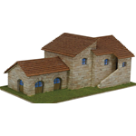 VILLA TOSCANA PCS 1780 KIT mm 160x280x110 Aedes Ars Kit Art.Vari Modellino