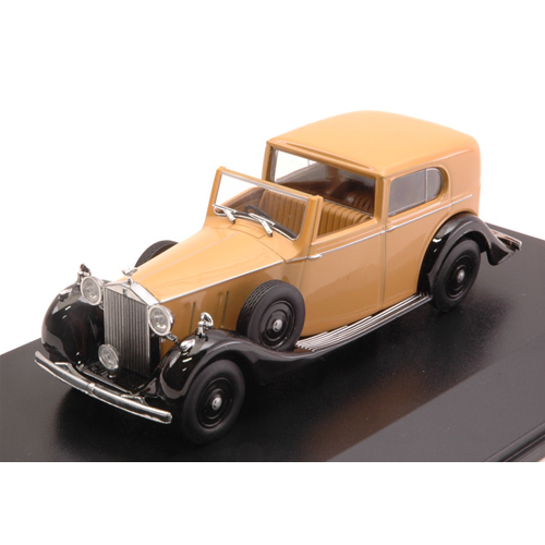ROLLS ROYCE PHANTOM III 1937 SDV H.J.MULLINER LIGHT BROWN/BLACK 1:43 Oxford Auto d'Epoca Modellino