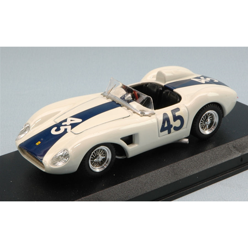 FERRARI 500 TRC '1958 N.45 WHITE 1:43 Art Model Auto Competizione Modellino