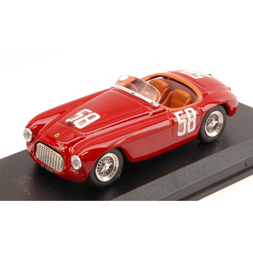 FERRARI 212 MM N.58 TARGA FLORIO 1951 STAGNOLI-RESTELLI 1:43 Art Model Auto Competizione Modellino