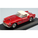 FERRARI 250 CALIFORNIA STRADALE USA 1959 WITH CAPOTE WHITE RED METALLIC 1:43 Art Model Auto Stradali Modellino