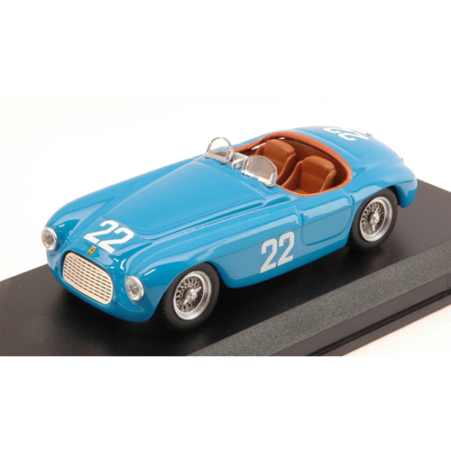 FERRARI 166 MILLE MIGLIA BARCHETTA N.22 MONTE CARLO 1952 L.FERRAUD 1:43 Art Model Auto Competizione Modellino