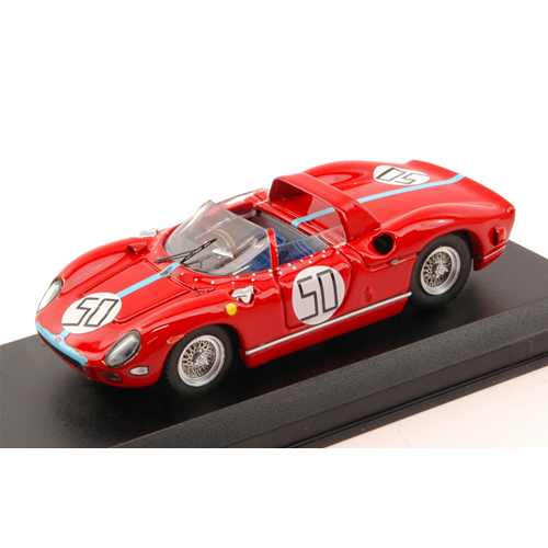 FERRARI 330 P N.50 WINNER TROFEO BETTOIA (MONZA) 1964 L.SCARFIOTTI 1:43 Art Model Auto Competizione Modellino