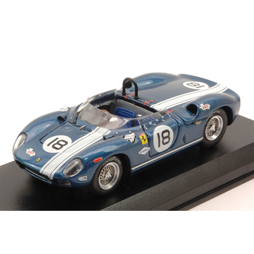 FERRARI 275 P N.18 DNF 500 KM BRIDGEHAMPTON 1965 M.ANDRETTI 1:43 Art Model Auto Competizione Modellino