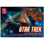 STAR TREK ADVERSARY SET KIT (2x cm 9) AMT Kit Movie Modellino