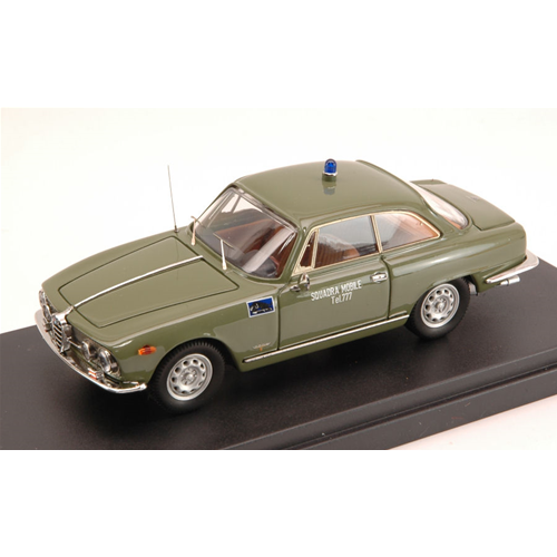 ALFA ROMEO 2000 SPRINT POLIZIA 777 1960 1:43 Bang Forze dell'Ordine Modellino