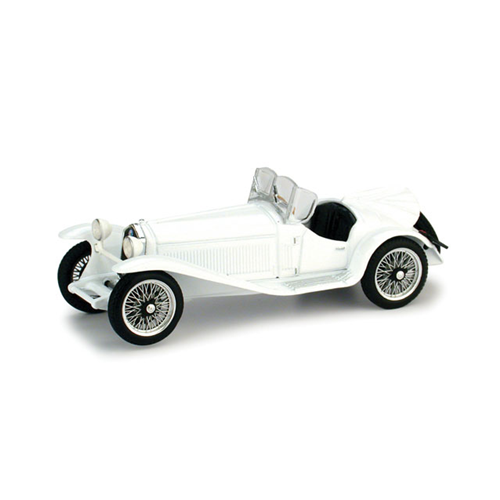 ALFA ROMEO 2300 1931 STRADALE WHITE 1:43 Brumm Auto d'Epoca Die Cast Modellino