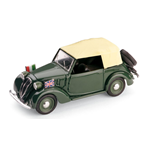 FIAT 1100 (508 C) CORPO DIPLOMATICO 1937 1:43 Brumm Auto d'Epoca Modellino