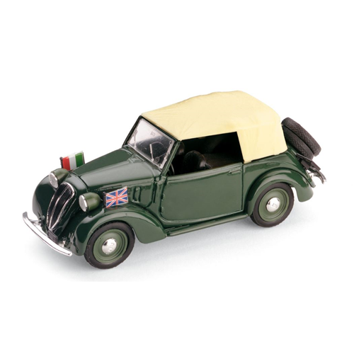 FIAT 1100 (508 C) CORPO DIPLOMATICO 1937 1:43 Brumm Auto d'Epoca Modellino