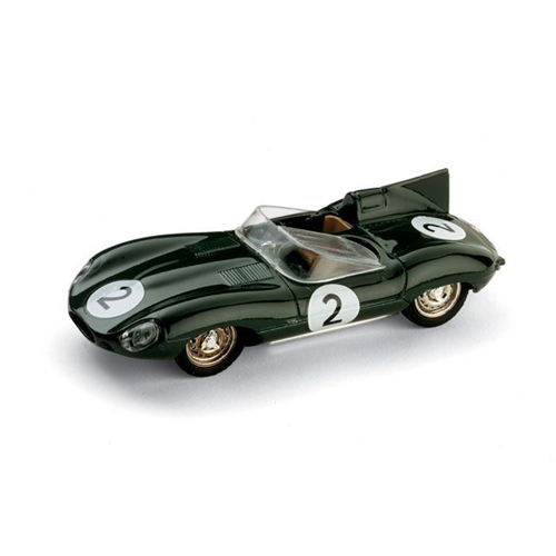 JAGUAR D TYPE N.2 RETIRED ACCIDENT LE MANS 1956 FRERE-TITTERINGTON 1:43 Brumm Auto Competizione Modellino