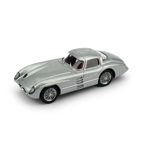 MERCEDES 300 SLR COUPE' 1955 ARGENTO 1:43 Brumm Auto Stradali Modellino